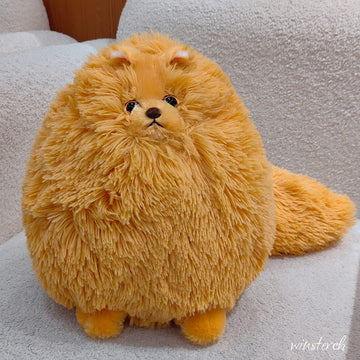 Winsterch Orange Cat Stuffed Animals Plush Cat Toys,Kids Cat Plush Teddy Soft Toy Birthday Gifts For Kids Boys And Girls,Fat Ora