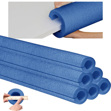 Hanaive 6 Pcs 40 X 4.1 Inch Jumbo Pool Noodles Foam Pre Slit Clamp Foam Protection Insulation Foam Tubes For Padding Large Foam