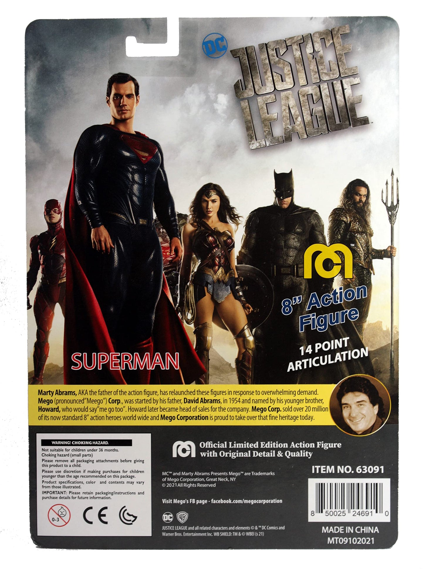 Mego Corporation Justice League Super Man Henry Cavil