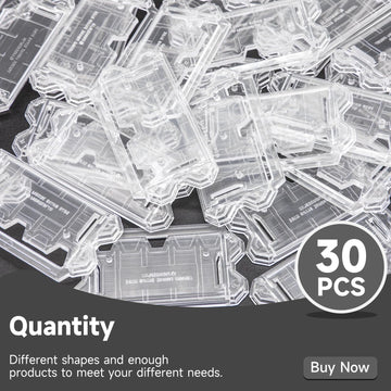 Nc Ebco 30 Pieces Action Figure Display Stands Clear Doll Model Support Stand For 3 75 Inch Action Figures  Transparent Action F