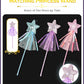 Princess Dress Up Accessories Magic Wand For Kids, 3Pcs Glitter Star Wands Fairy Wands, Princess Wands For Little Girls Party Favor Decorations, Costume Set Toy Gift For 3 4 5 6 Year Old Toddler Girls