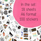 Bulbacraft 100Pcs Funny Vet Tech Stickers, Veterinary Technician Decals - Vet Tech Gifts Bulk, Gifts For Vet Techs, Veterinary T