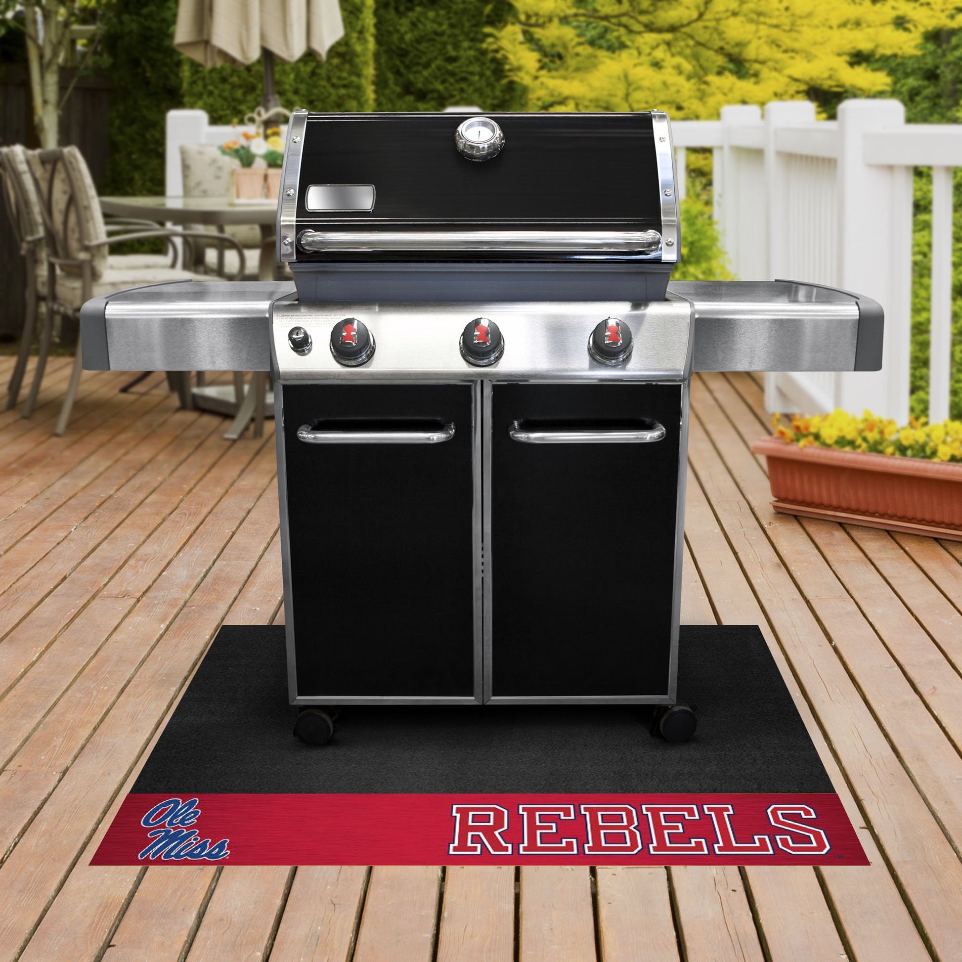 FANMATS 13325 University of Mississippi Grill Mat (Ole Miss) , 26 x 42