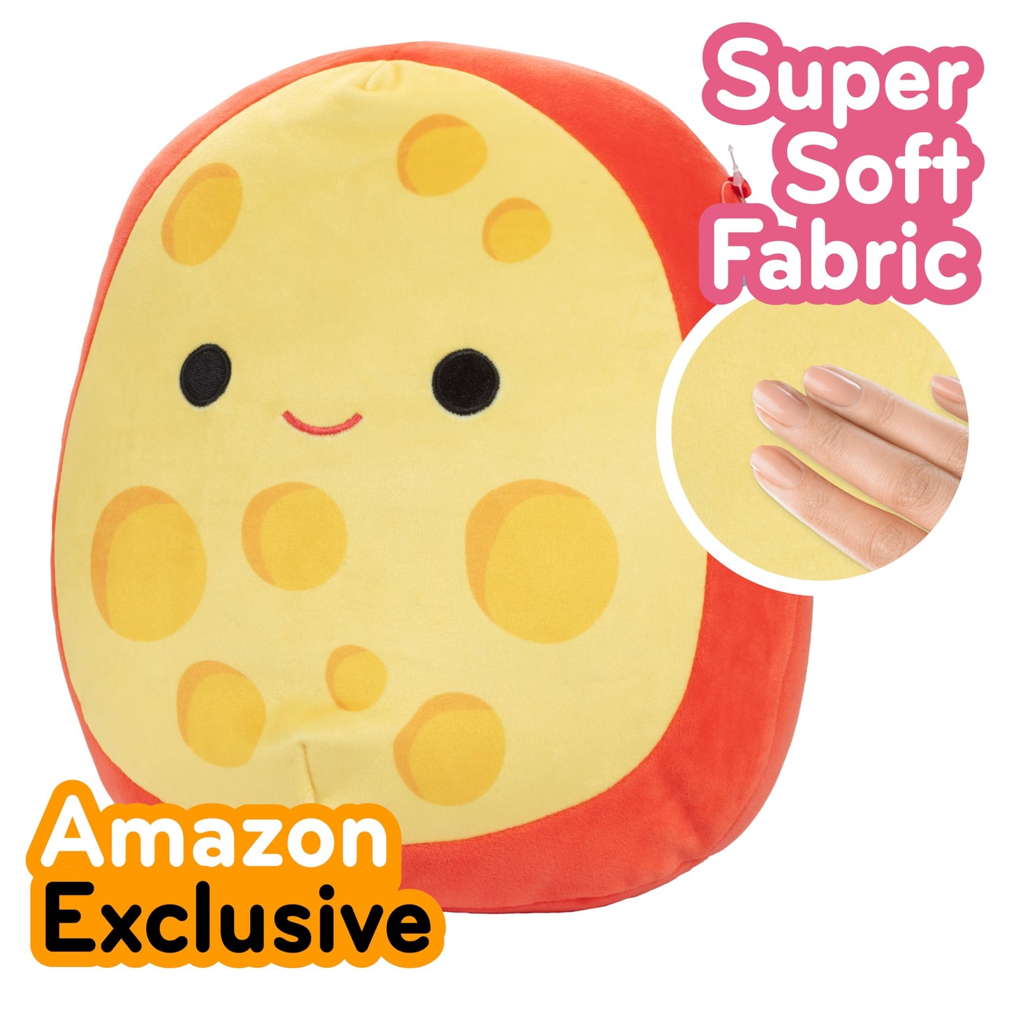 Squishmallows 10-Inch Mannon The Easter Gouda Plush Toy - Yellow Soft Polyester Stuffed Animal - Collectible for Kids and Collectors