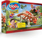 Bloco Toys Ankylosaur & Young Raptors | Stem Toy | Jurassic Dinosaurs | Diy Building Construction Set (200 Pieces)