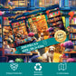 500 Piece Puzzles For Adults, Jigsaw Puzzles 500 Pieces, Puzzles 500 Pieces For Adults, Bookstore Dogs Jigsaw Puzzles, Funny Puz