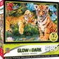 Masterpieces - 500 Piece Jigsaw Puzzle, Glows In The Dark, Hidden Images, A Watchful Eye, Fun For Adults, Family, Kids, 15' X 21'