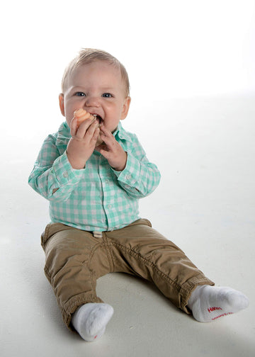 Sweetooth Ice Cream Cone Shaped Baby Teether - Adorable Orange