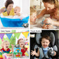 DolliBu Elephant Bath Buddy - Floating Rubber Squirter Toy for Toddlers, 3 Inch, Fun Bathtime Play, Ideal for Beach & Pool