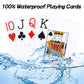 Playing Cards,Plastic Playing Cards Waterproof, Poker Size Cards Professional,Jumbo Index Large Print Playing Cards For Adults A