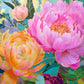 Cross & Glory 1000 Piece Jigsaw Puzzle - Golden Peony Dreams, Large, Premium Quality, Mosaic-Inspired Artwork with Gold Leaf Details