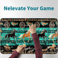 Rwutytiul Blue Horse Card Playmat 24 X 14 Inch With Tube Bag, Card Gameplay Desk Mat With Zones Commander Deck Board Mtg Rpg Ccg