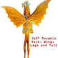 Twcare King Ghidorah, 1964 Movie Series Movable Joints King Of The Monsters Dinosaur Action Figures, Travel Bag