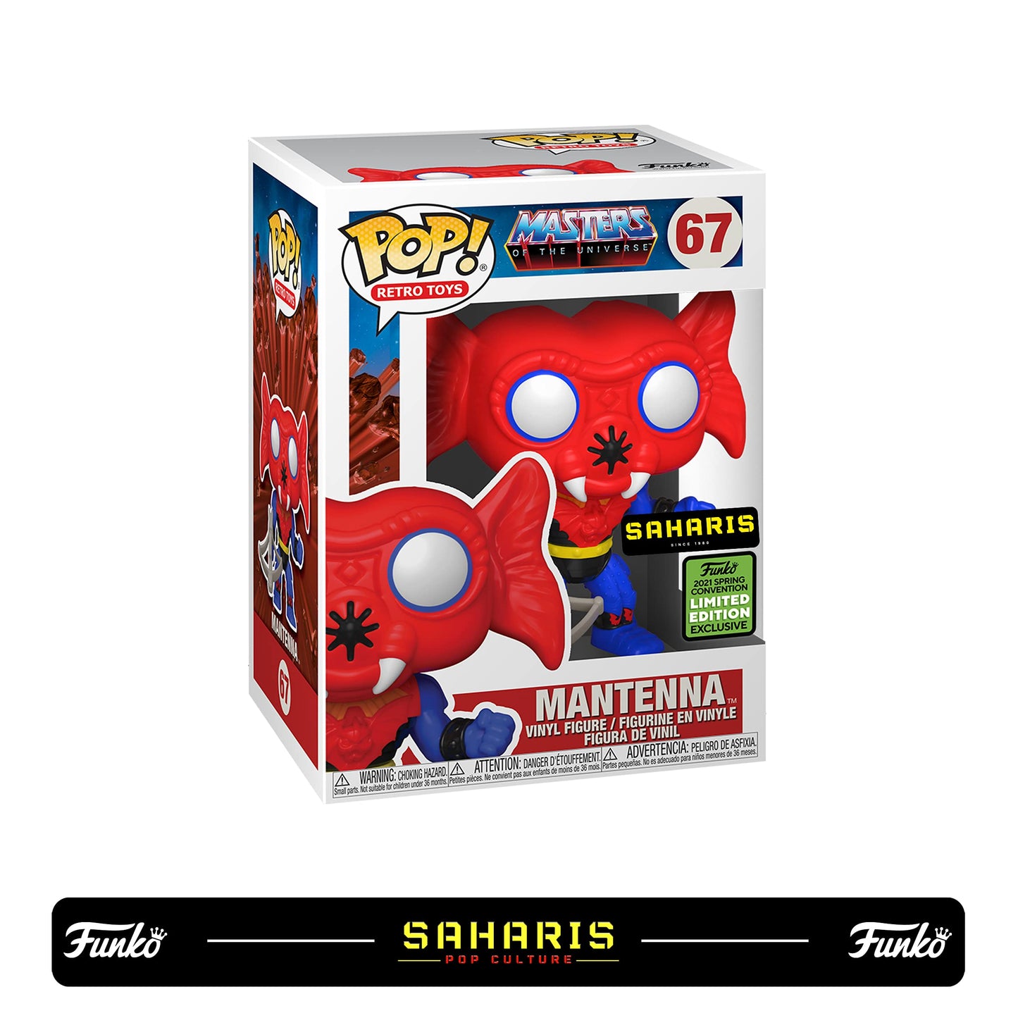 Funko Pop! Masters Of The Universe Mantenna Eccc 2021 Exclusive