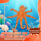 Forest & Twelfth 12'' Stuffed Octopus Plush, Majestic Animal Collection Stuffed Animal, Premium Materials, Best Gift For Kids Ag