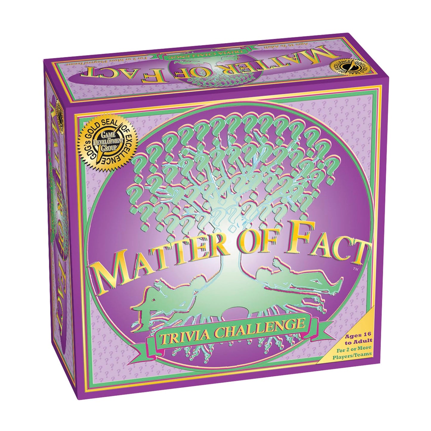 Matter Of Fact - A Rapid-Fire Trivia Challenge Board Game Featuring Unique Eclectic Card Categories - Adults & Family Game Night