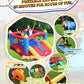 ACTION AIR Bounce House, Inflatable Bouncer Without Air Blower, 450W/0.6HP Blower Needed to Operate, Durable Sewn with Extra Thi
