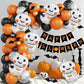 FEBSNOW Halloween Ghost Foil Balloons, 10 Pack 32 Inch Halloween Large Ghost Mylar Balloons for Halloween Birthday Boo Party Dec
