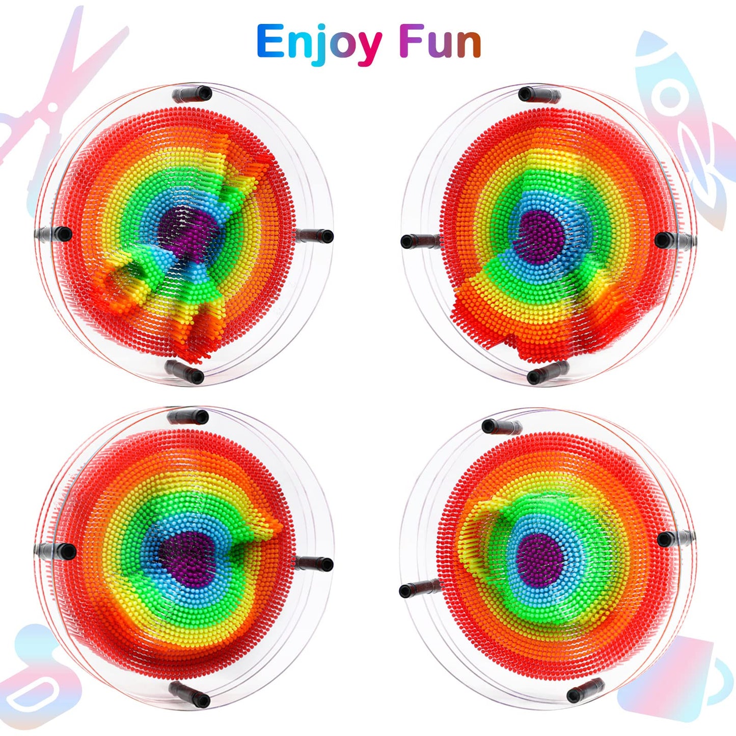 Coogam Wooden Puzzle Blocks Geometric Tangram Brain Teasers Jigsaw 3D Logic Iq Game Colorful Shape Pattern Montessori Stem Educa