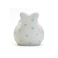 Child To Cherish Ceramic Dotted Birdie Piggy Bank, Blue