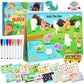 Gobutend Busy Book For Toddlers, Upgrade Preschool Learning Activities Books, Toddler Montessori Sticker Books For Kids, Dinosau