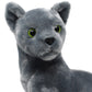 Tigerhart Rae The Russian Blue Cat - 12 Inch Grey Stuffed Animal Plush Gray Cat