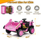 JOYRACER 24V 2 Seater Ride on Dump Truck, Kids Electric Car w/400W Powerful Motors, Ride on Construction Vehicles w/Electric Dum