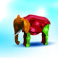 Trutru Elephant European 3D Puzzle Diy Craft Kit; Arts And Crafts, Model Kit