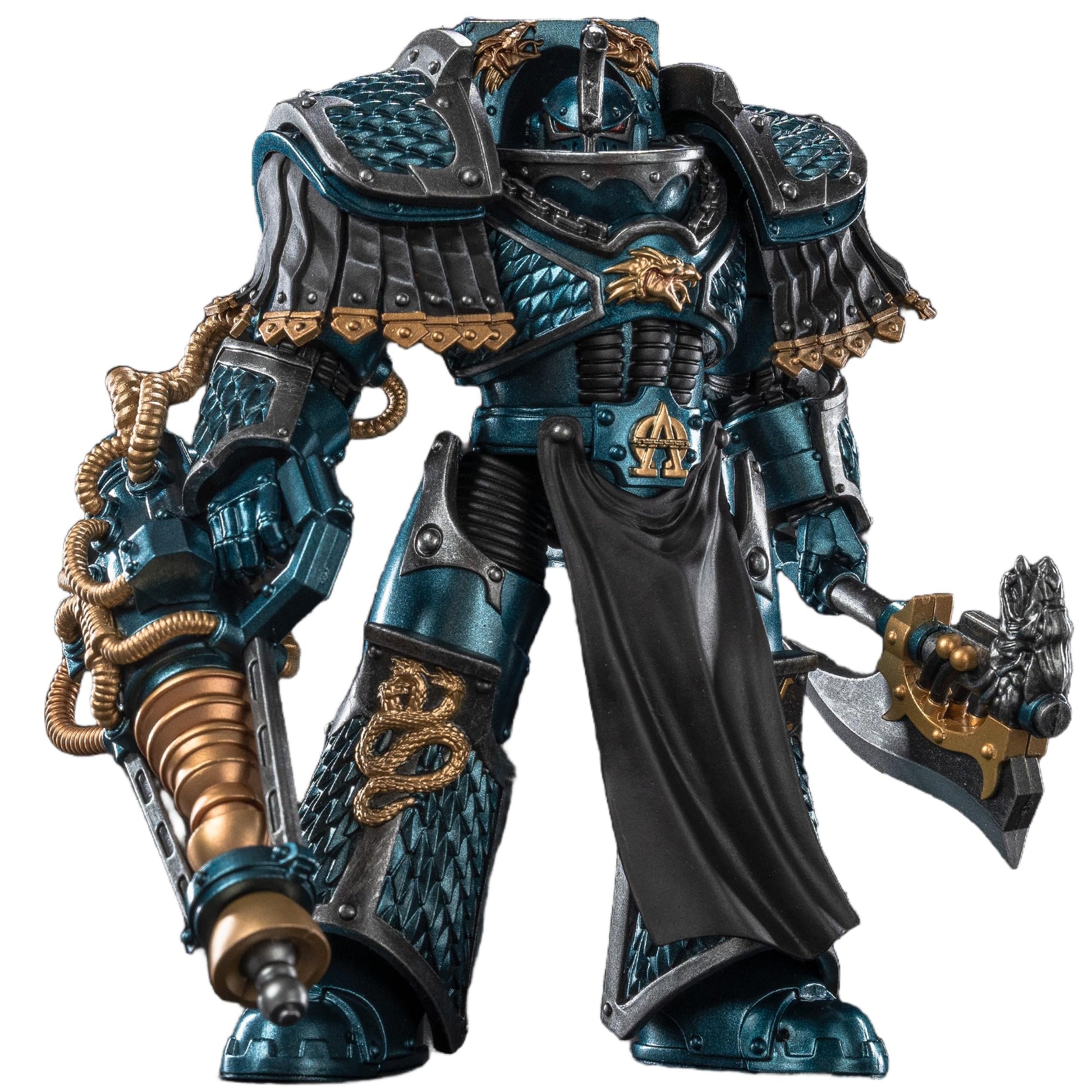 malt-inspiredISE JOYTOY 1/18 Action Figures - Warhammer The Horus Heresy Alpha Legion Lernaean Terminator with Conversion Beam Cannon - 5 Classic Character Collectible Age 15 and Above