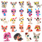 Daughe 24PCS LPS Action Figures - LPS Cartoon Toys with 360 Head Rotation, Cute Cartoon Pet Collection and Display Toys for Kids