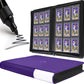 Toploader Binder  Holds 360 Top Loaders - 9-Pocket Top Loader Binder for 3 x 4 Rigid Card Holders for Trading Cards or Sports Cards  Model B - Classic Purple