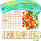 Mosaic Shape Wooden Pattern Blocks Puzzle, 120 Pcs Wooden Pattern Blocks With 20 Pcs Design Cards,Kindergarten Classic Education