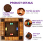 Kiapeak Shut The Box Dice Game, 10 Numbers Traditional Wooden Pub Bar Board Game, Family Classics Tabletop Version Games For Cla