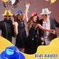 SGBETTER 36 Pcs Party Gangster Hats Plastic Party Hats Bulk Fedora Party Hats for Kids Adults Cosplay Photo Booth Supplies Party