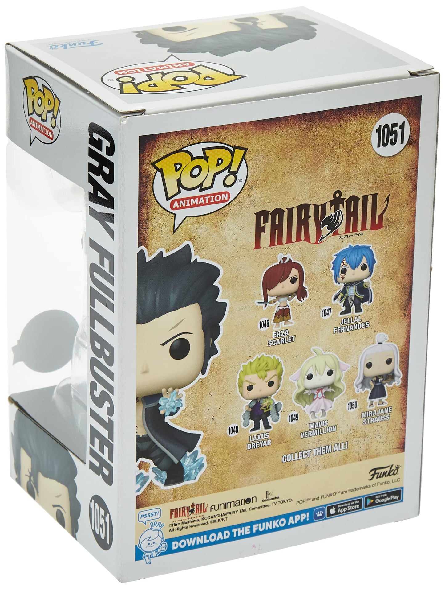 Funko Pop Vinyl Figure - Devil Slayer Gray Fullbuster, Dragon Theme, Acrylic Material, Model 58213