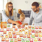 gisgfim 50 Pairs Thanksgiving Memory Matching Game Happy Fall Concentration Memory Games for Kids Educational Ages 3-8 A Fun & F