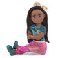 Glitter Girls Odessa 14-inch Poseable Fashion Doll - Brown Plastic, Model GG51068Z, for Girls Age 3 & Up