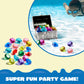 Sloosh Diving Gems Pool Toys, 16 Big Colorful Diamond With Pirate Treasure Chest, Swim Dive Toy For Kids Underwater Gemstone Swimming Training Gift Water Toys Pool Games(Silver)
