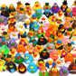 Xy-Wq Rubber Duck 100 Pack For Jeeps Bath Toy Assortment - Bulk Floater Duck For Kids - Baby Showers Accessories - Party Favors, Birthdays, Bath Time, And More (50 Varieties)