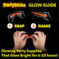 Mini glow Sticks 200 Pack glow-in-the-Dark Small, for Easter Eggs, 5 colors, Neon Light Sticks Bulk Party Favors, Easter Basket