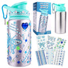 Gift For Girls, Decorate Create Your Own Water Bottle Kits For Girls, Girls Diy Arts And Crafts Kits Supplies Toys For Children