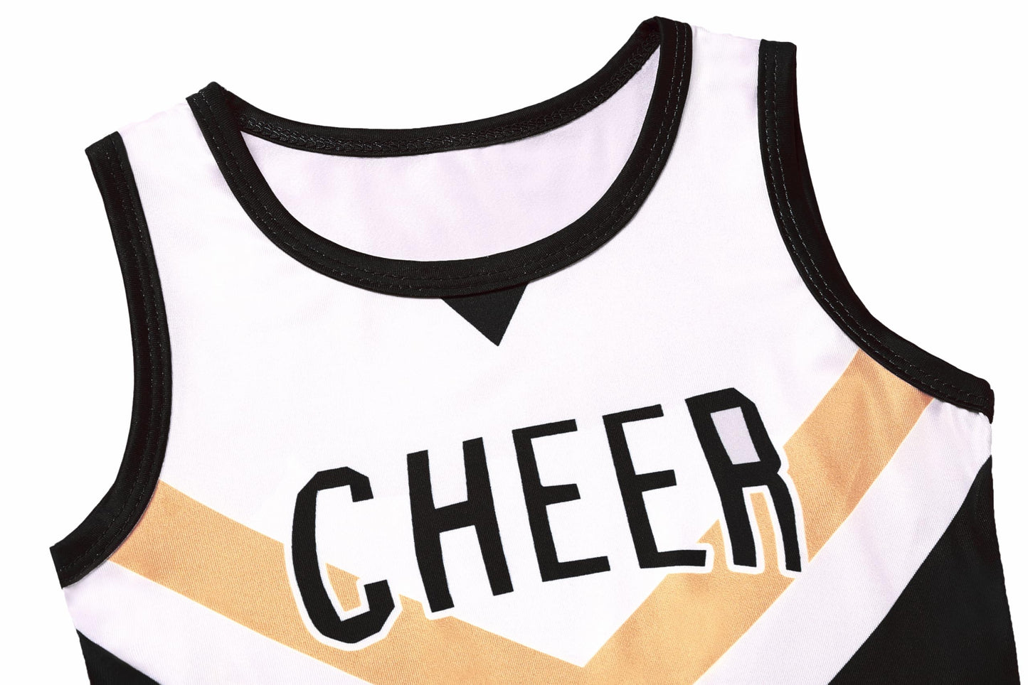 Kakalver Cheerleader Costume For Girls Toddler Cheerleader Outfit Baby Cheerleading Costume For Kids 1-10 Years