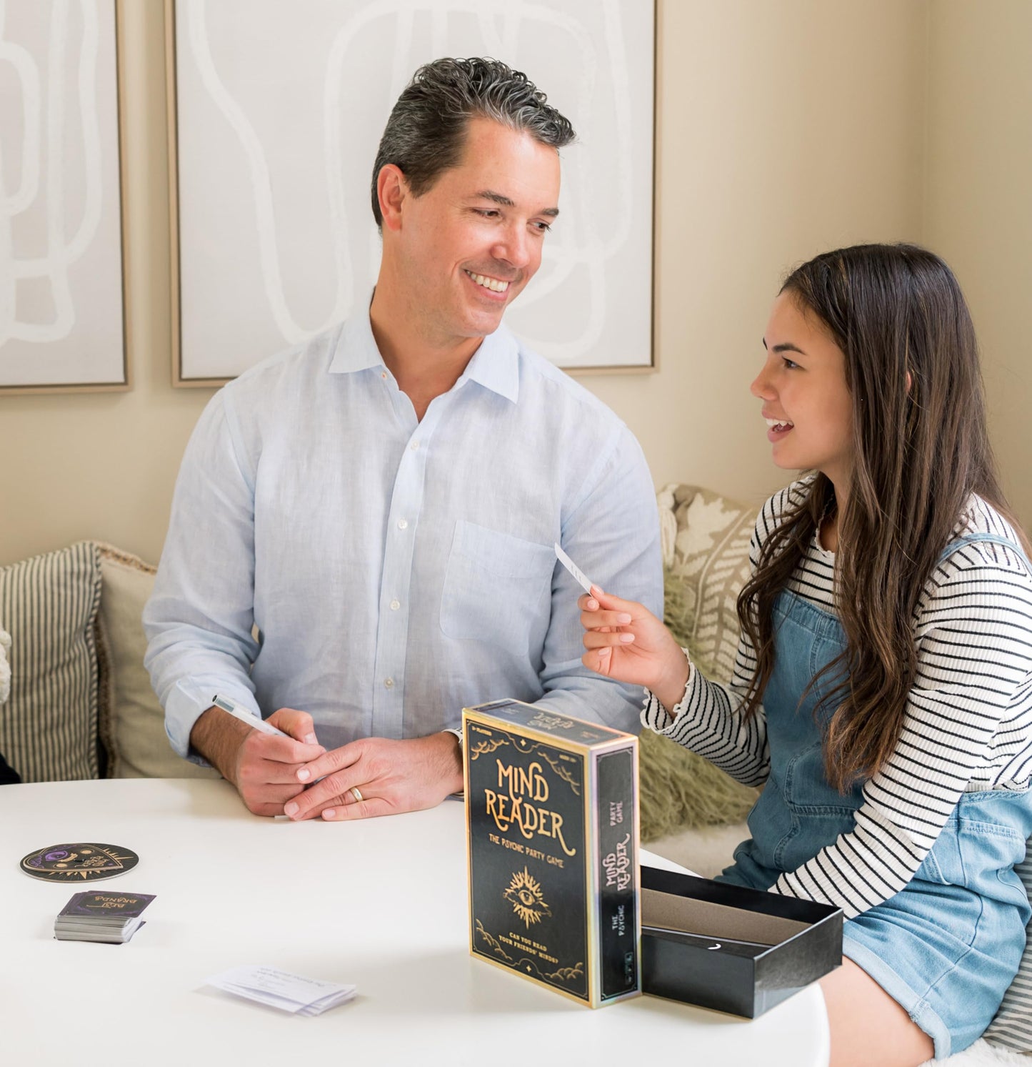 Mind Reader - Can You Read Your Friends' Minds? The Fun Mind Reading Psychic Mind Meld Medium Family Party Game For Kids, Teens,