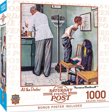 Masterpieces 1000 Piece Jigsaw Puzzle For Adults, Family, Or Youth - At The Doctor - 25''X25''