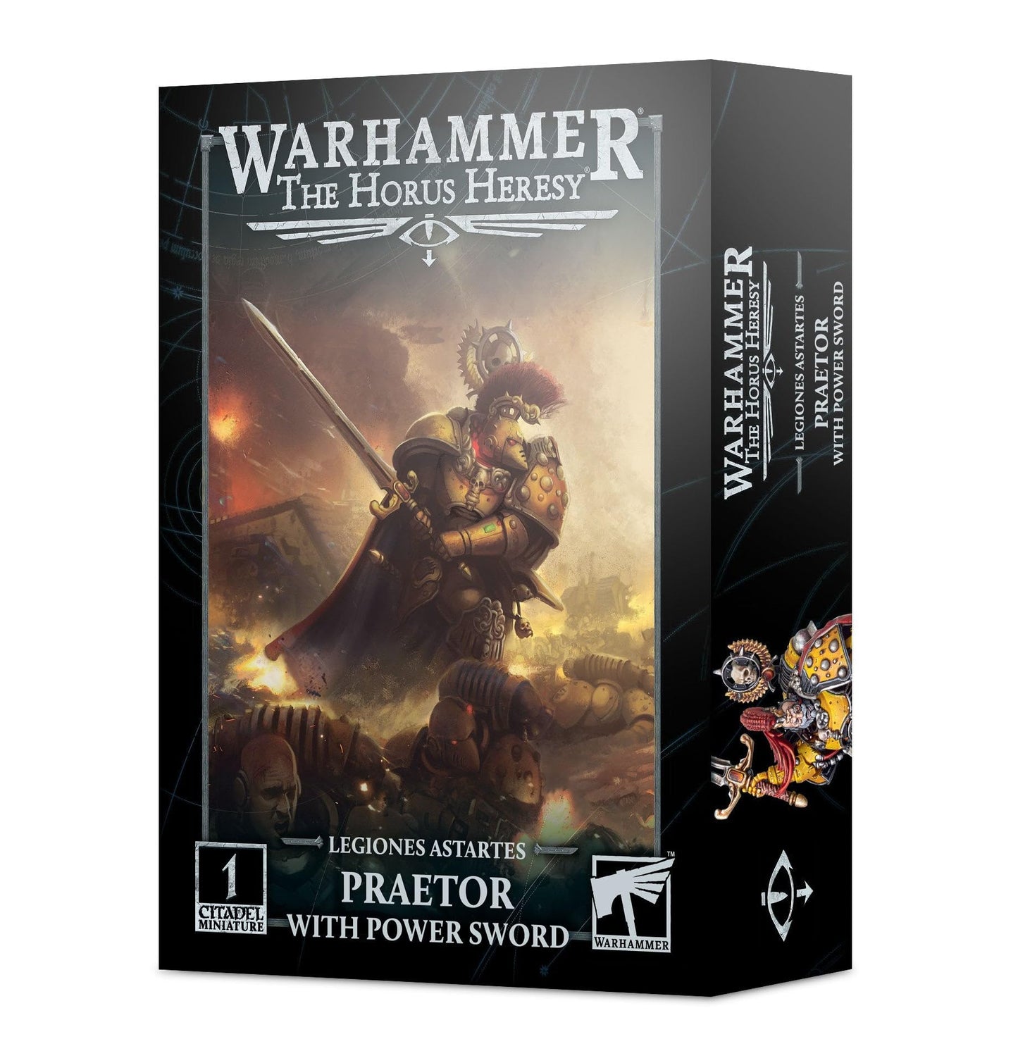 Games Workshop - Warhammer - The Horus Heresy - Legiones Astartes: Praetor with Power decorative replica blade