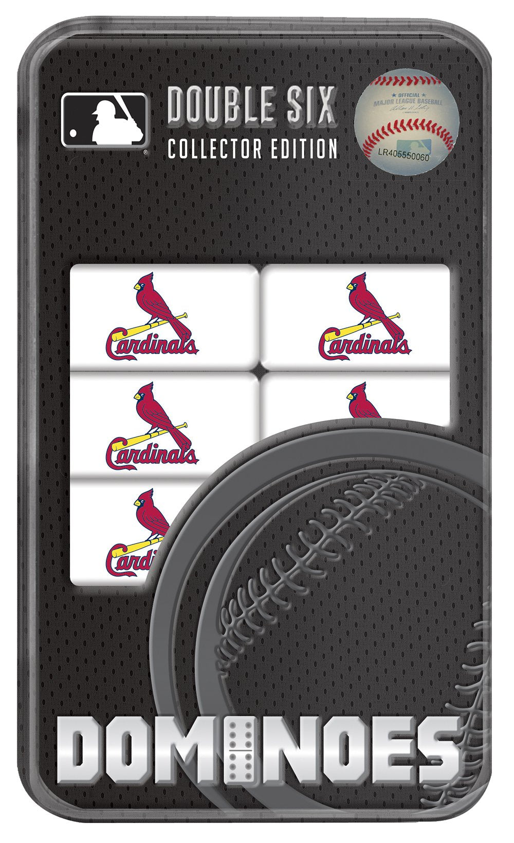 MasterPieces MLB St. Louis Cardinals Double Six  Collector Edition  Dominoes Game