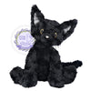 SuzziPals Devon Cat Plush - Coolable & Heatable Microwavable Heating Pad, Lavender Scent, Black Color, Perfect Gift for Kids & Adults