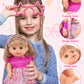 Gagaku Baby Doll With Hair, 12' Baby Doll For Girls 1 2 3 4 5 6 Years Old, Baby Doll For Toddlers Kids, Toy Baby Dolls With Accessories, Clothes Outfits Diapers Bottle