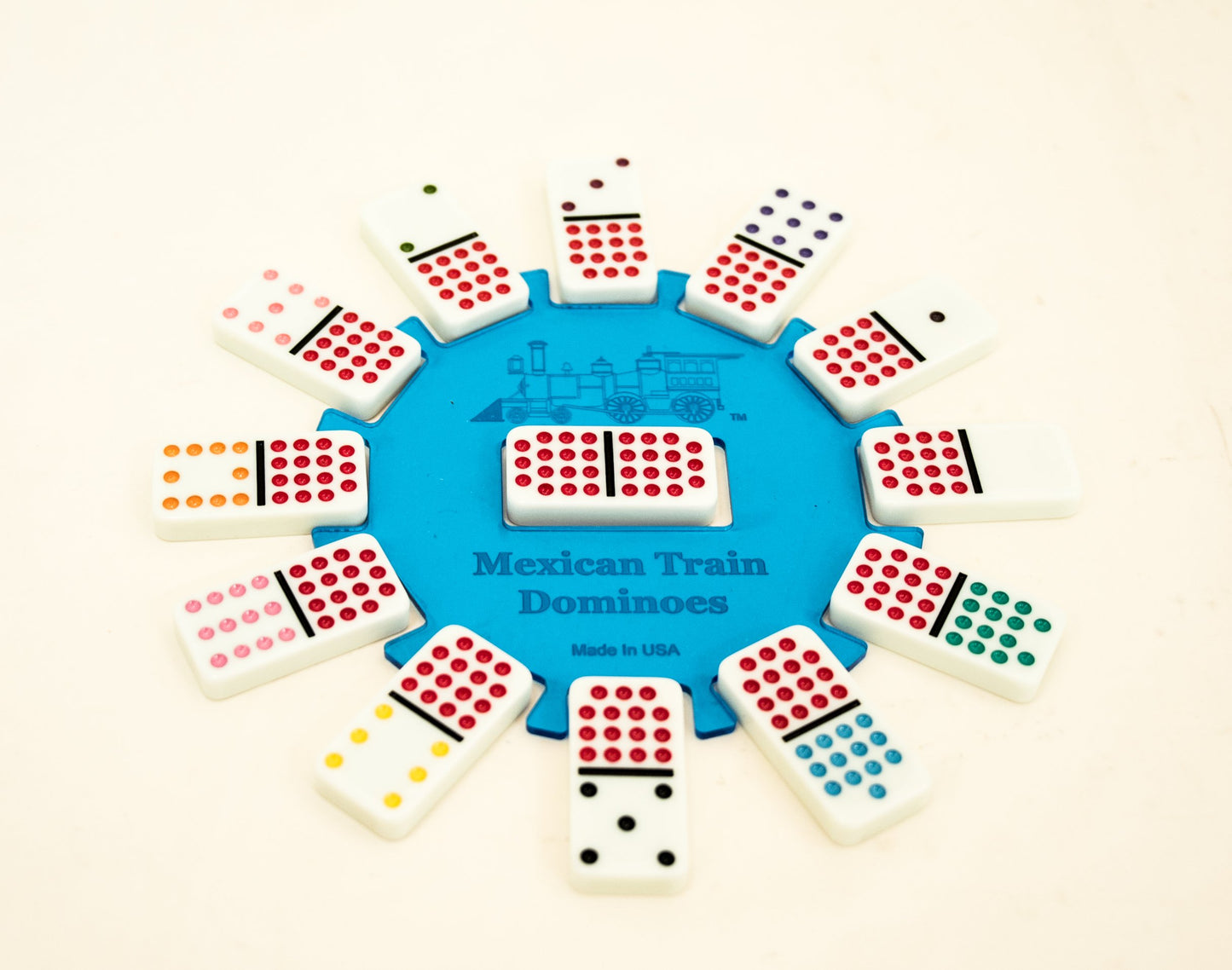 Mexican Train Center Piece With Accessories, (Up To 12 Players) By Chh
