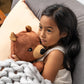 HUGIMALS Darby The Bear 20 Inch 4.5 lb Heavy Cute Sensory Weighted Comfort Plush | Large Unscented Washable Self Care Calming Stuffed Animal for Kids  Teens and mature-themeds